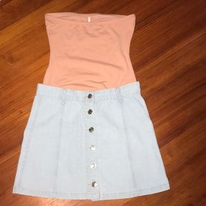 Bodysuit Tube top forever 21